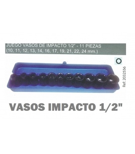 11 VASOS 1/2" IMPACTO