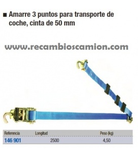 Amarre portacoches.