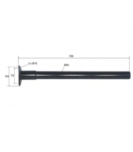 SOPORTE GUARDABARROS 758mm