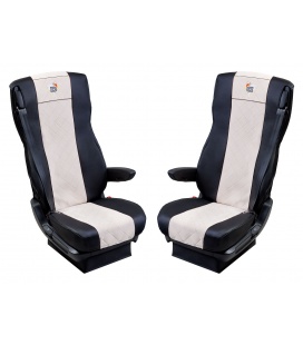 FUNDAS DAF XF105-106 POLIPIEL-TELA