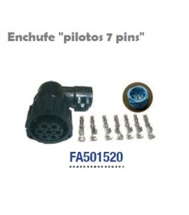 Enchufe pilotos 7 luces