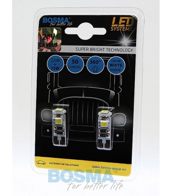 BOMBILLAS (2) LEDS 24V BOSMA