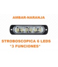LUZ EMERGENCIA AMBAR 3 FUNCIONES