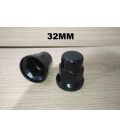 TAPON TUERCAS 32MM ALTO NEGRO