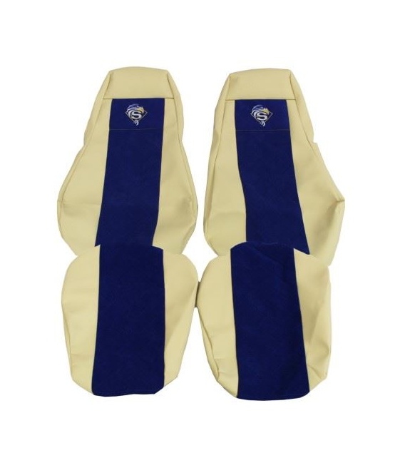 FUNDAS (2) SCANIA POLIPIEL-TELA