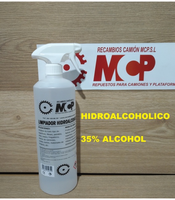 LIMPIADOR HIDROALCOHOLICO DESINFECTANTE 1L