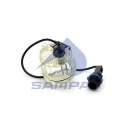 TAPA FILTRO SEPARADOR GASOIL DAF [ ENCHUFE REDONDO 3 PINS ]