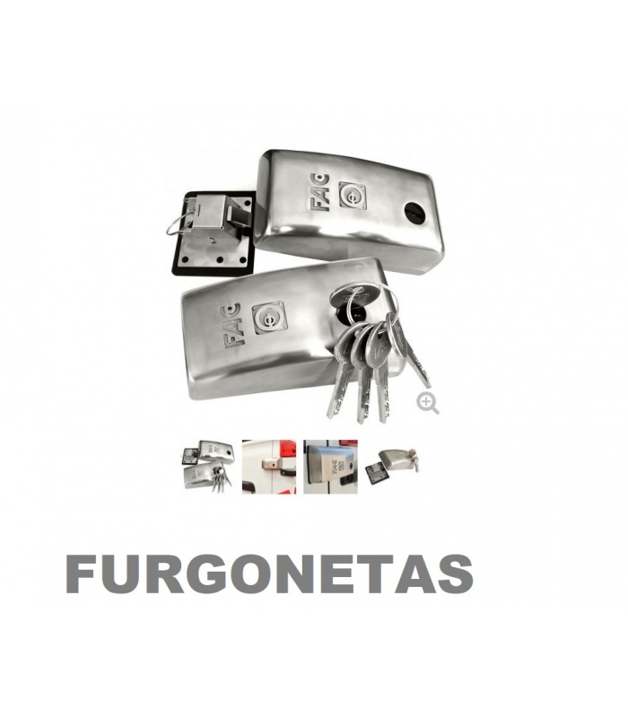 CERRADURA FURGONETA CF-19 INOX