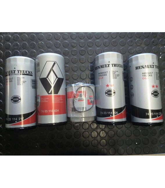 JUEGO 5 FILTROS RENAULT ORIGINAL
