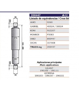 AMORTIGUADOR SABO GIGANT LECIÑENA