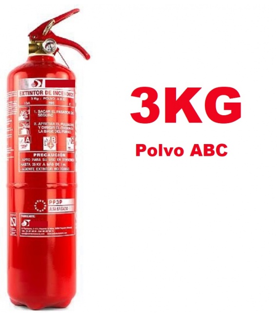 EXTINTOR 3KG ANTIBRASA