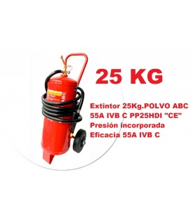 Extintor 25KG CARRO