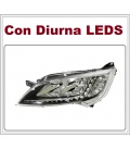 FARO FIAT-PEUGEOT-CITROEN CON LUZ DIURNA LEDS