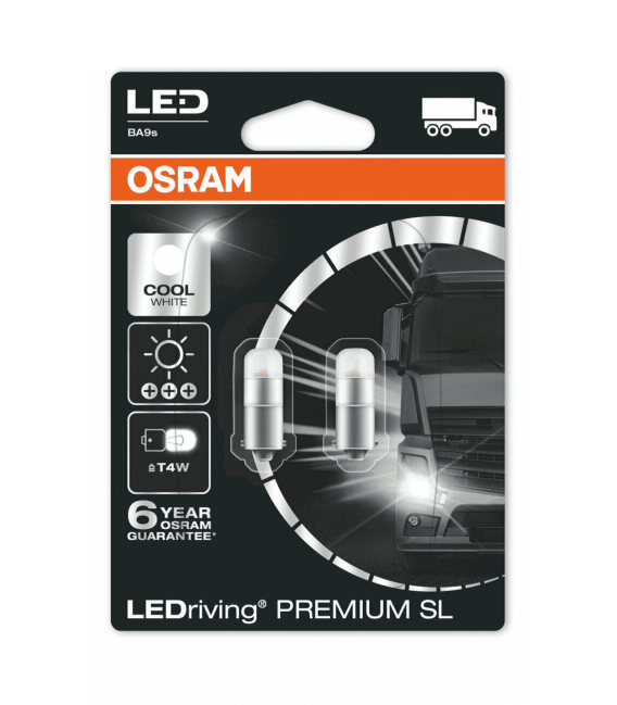 LAMPARAS(2)OSRAM/LEDS.24V.T4W