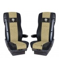 2 FUNDAS ASIENTOS LETRA D BEIGE