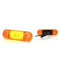 PILOTO LATERAL NARANJA 12 LEDS 12/24V -ALTA LUMINOSIDAD