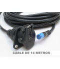CLAVIJA EBS CABLE 14 METROS REMOLQUES CONEXIÓN FRENOS HALDEX