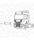 TAPA CENTRAL CALANDRA SCANIA