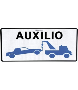 PLACA GRUA V24-REFLEX 22X34cm