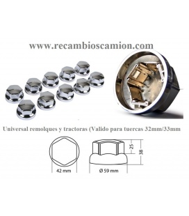 TAPON TUERCAS CAMION REMOLQUE