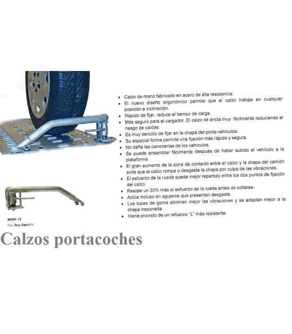 CALZO PORTA COCHES