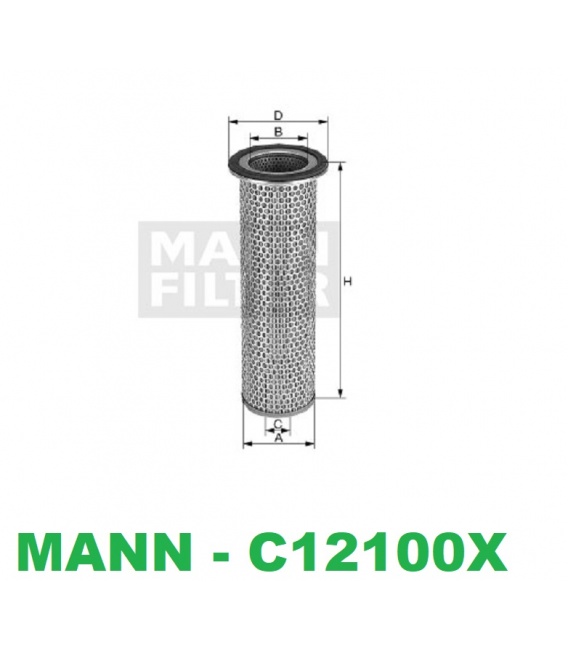 FILTRO COMPLEMENTARIO MANN C12100X
