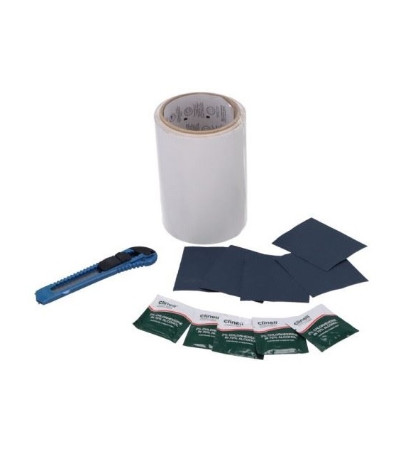 KIT REPARACION PARCHE LONA BLANCO 220X14CM
