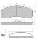 PASTILLAS FRENO MERITOR MDP3174K