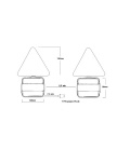 KIT LUCES-REMOLQUES-IMAN-TRIANG-CABLE 7,5M