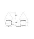KIT LUCES-REMOLQUES-CON MAGNESIO-TRIANG-CABLE 7,5M