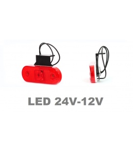 PILOTO LEDS ROJO COLGANTE 24V-12V