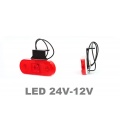 PILOTO LEDS ROJO COLGANTE 24V-12V