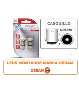 LAMPARAS (2) CANBUS 24V LED BLANCO FRIO-M-TECH