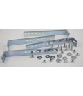 4 SOPORTES CON TORNILLERIA