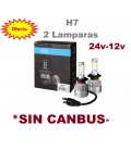 ESTUCHE 2 LAMPARAS LEDS-H7-24V-12V-32V-M-TECH EUROPA