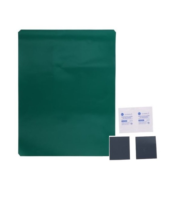 KIT REPARACION PARCHE LONA VERDE 450X320