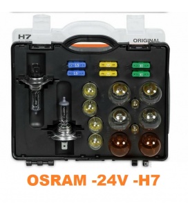 ESTUCHE LAMPARAS OSRAM H7-24V