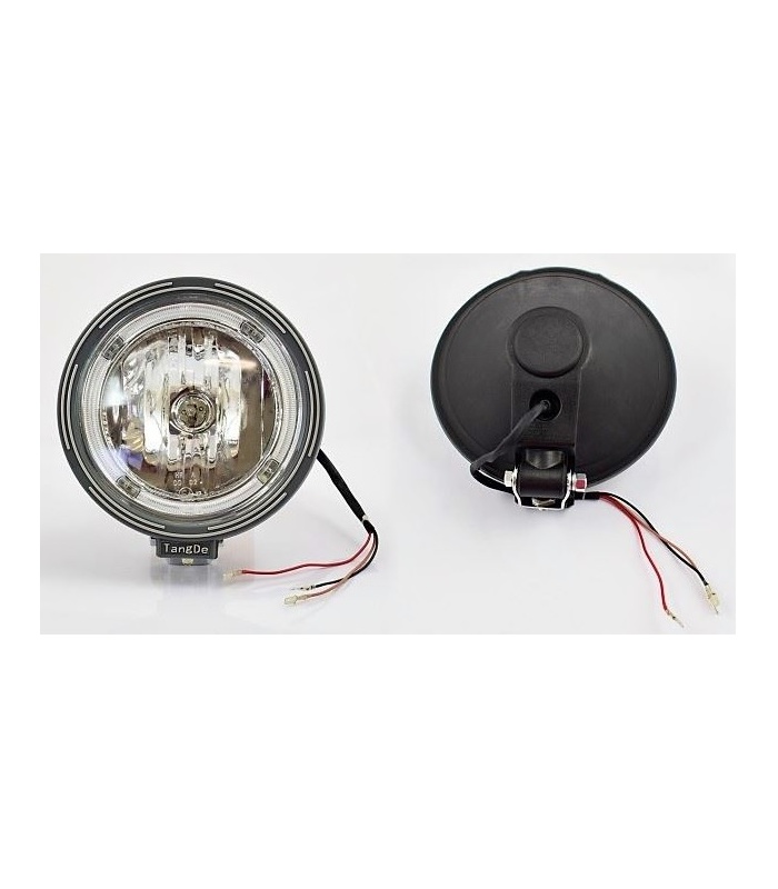 faro larco alcance para camiones 24v con ojo de angel led 24v