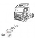 TAPA FARO ANTINIEBLA IVECO STRALIS