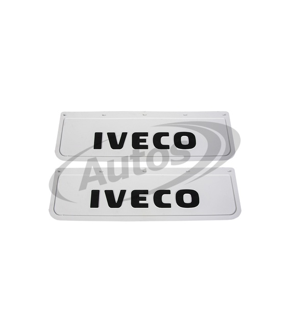 2 FALDILLAS DEÑLANTERAS IVECO LETRAS RELIEVE 60X18CM