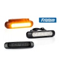 PILOTO FLASH DESTELLANTE AMBAR 6 LEDS 12/36V-FRISTOM