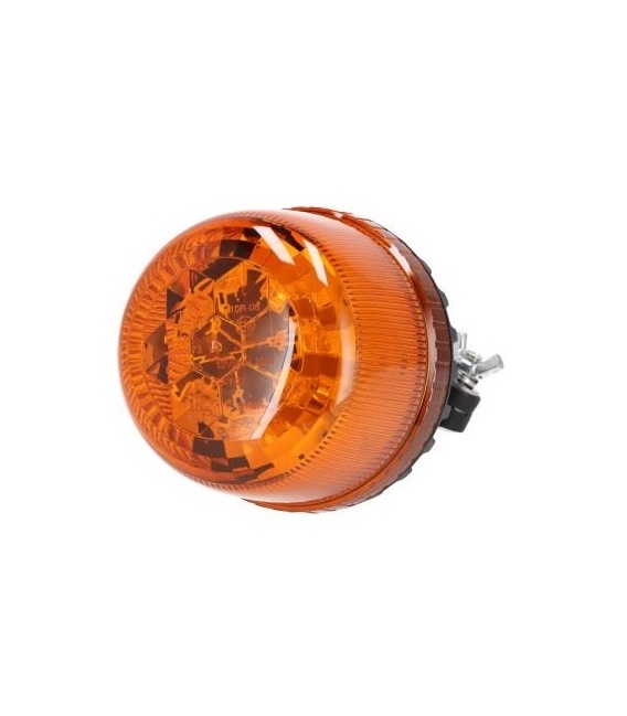 ROTATIVO CLAVADO LED 12/24V AMBAR-3 FUNCIONES
