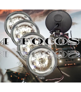 FOCO LARGO ALCANCE CON OJO ANGEL LED 24V