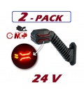 2 PILOTOS ANCHURA LEDS FLEXIBLE 24V