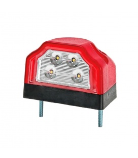 PILOTO LED LUZ MATRICULA 12/24V-ROJO-FRISTOM