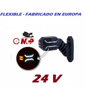 2 PILOTOS ANCHURA MEDIANOS FLEXIBLES LEDS -3 LUCES-24V