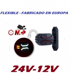 2 PILOTOS ANCHURA CORTOS LEDS -3 LUCES-24V