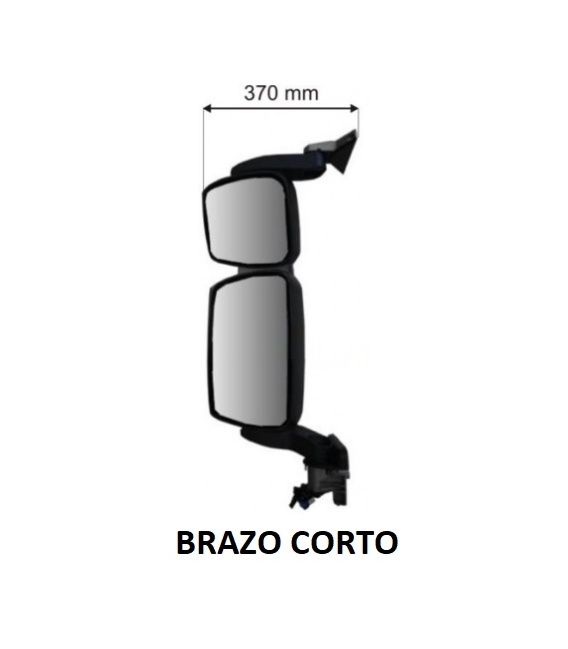 RETROVISOR MANUAL IVECO STRALIS HI-WAY 2013 LADO ACOMPAÑANTE