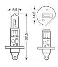 LAMPARAS H1 24V BLUE/XE