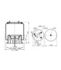 FUELLE SUSPENSION NEUMATICA-TRASERO-DAF XF-CF-LF-CONTITECH